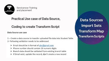 How to import File data using Data Source | Practical Implementation | Transform Script Validation