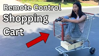 I Built a Remote Control Shopping Cart