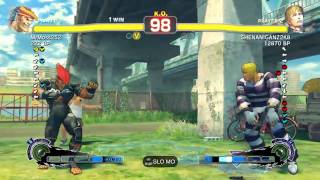 SSF4: MrMoss252 (Adon) vs SHENANIGANZ2K8 (Cody) Match 6