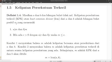 FPB dan KPK (dengan Algoritma Euclid)