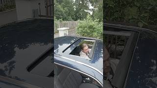 😎 W124 Schiebedach: Einfach irre, wie das läuft! 🤩#w124 #mercedes #automobile #classic #oldtimer