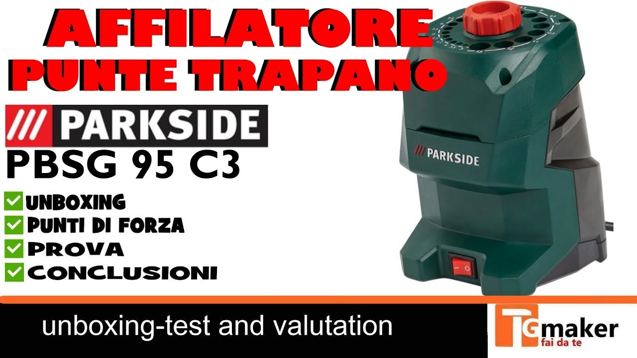 AFFILATORE punte trapano Parkside PBSG 95 C3 