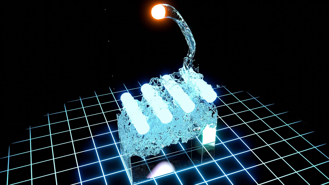 Blender water simulation - YouTube