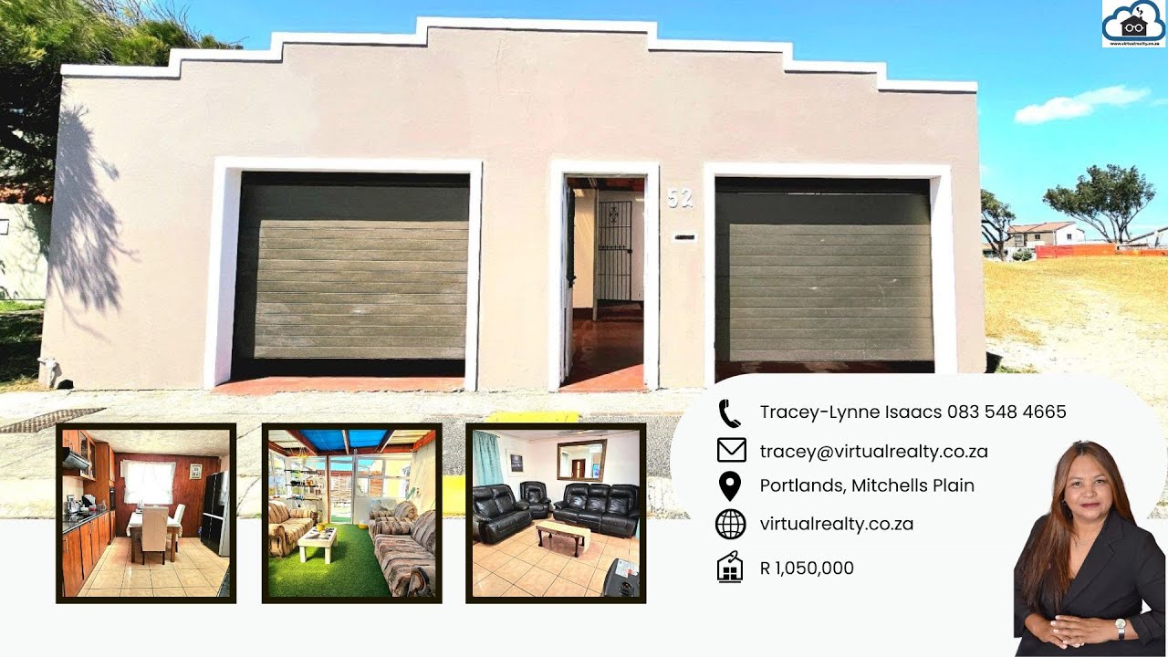 R 1,050,000 House For Sale in Portlands, Mitchells Plain YouTube