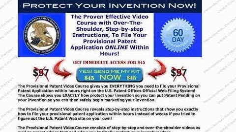 How to File a Provisional Patent Application. See Why Shark Tank Wants You to Get Patent Pending