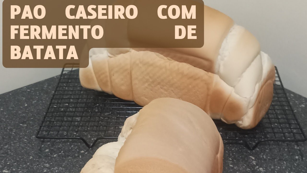 🍞PAO CASEIRO FEITO COM FERMENTO DE BATATA/IBIPORÃ PR/📝
