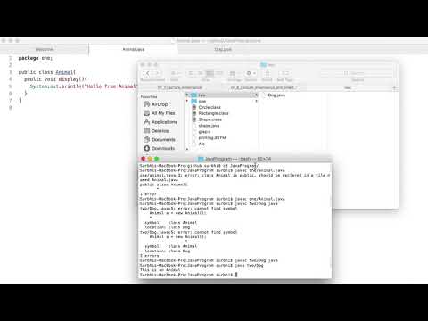 Package Java in terminal - YouTube