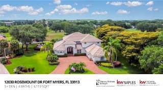 12030 ROSEMOUNT DRIVE FORT MYERS, FL 33913