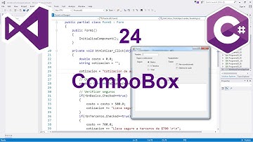Programación Windows Forms C# 24 --- ComboBox