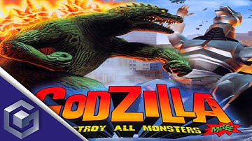 Godzilla Destroy All Monsters Melee (2002) GameCube Gameplay - No Commentary