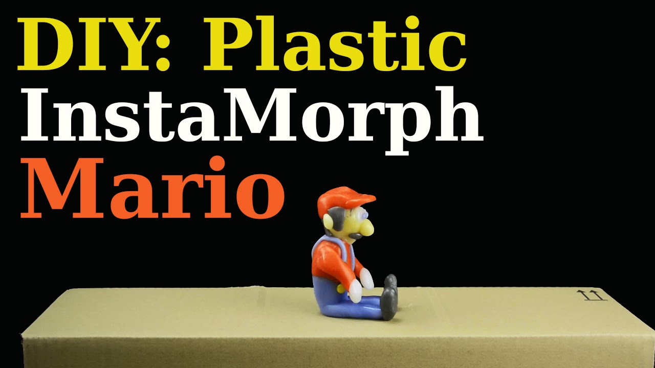 Super Mario from Instamorph Moldable Plastic 