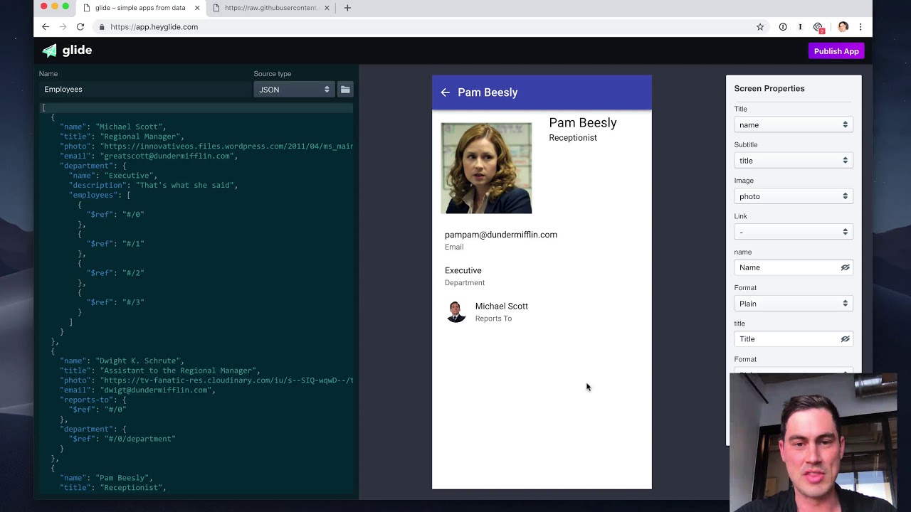 Glide: Simple React Native screens from data - YouTube