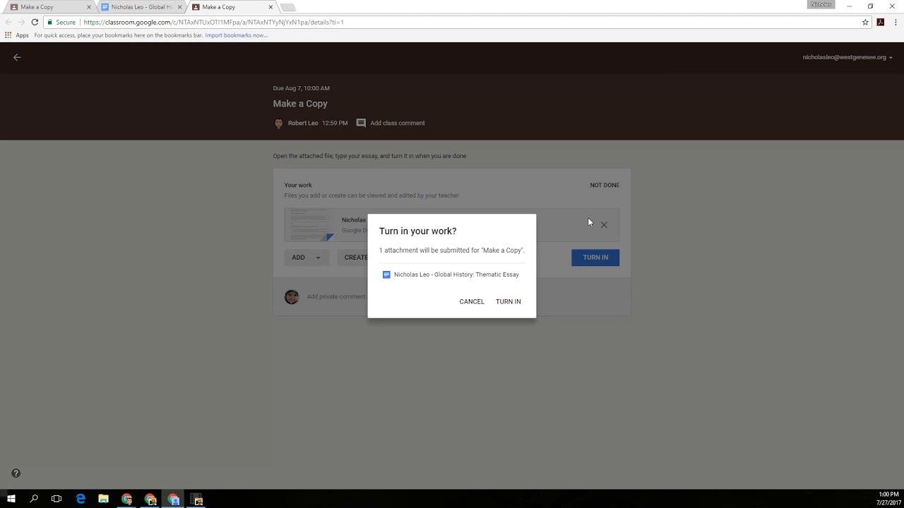 Google Classroom for Teachers 05 Assignments Make a Copy for Each ...