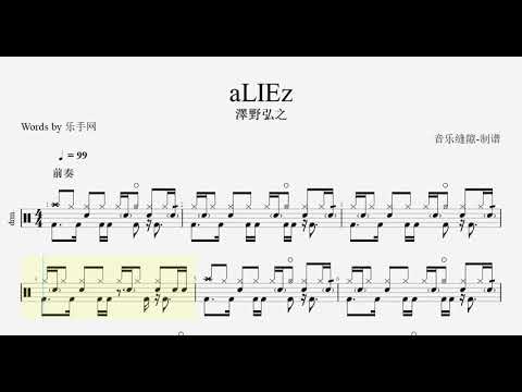 【コレクターズエディション】aLIEzドラム楽譜
