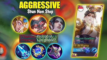 LUO YI GOD MODE!! Unlimited Legendary | Luo Yi Best Build Top 1 Global 2022 - Mobile Legends