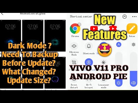 Vivo V11 Pro New Features And Changes In Android Pie Update | Explained