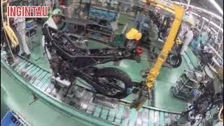 Proses Pembuatan Motor dengan Mesin Honda di Jepang