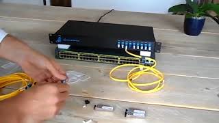 How to build a 8CH CWDM network with Multiplexers