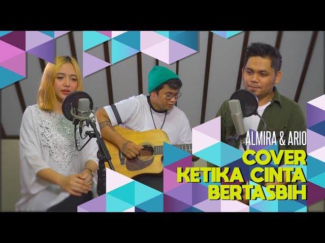 Ketika Cinta Bertasbih - Melly Goeslaw Feat Amee (Cover by Ario & Almira) class=