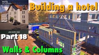 Construction Simulator | BUILDING A HOTEL | PART 18 |