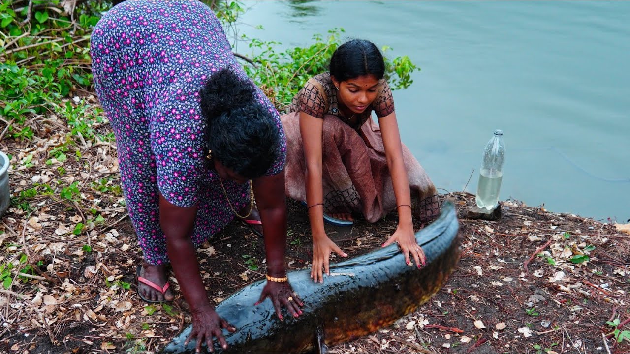 അച്ഛാമ  മീൻ പിടിക്കാൻ പോയാൽ , മീനു പിടിച്ചിട്ടേ പായെ കിടന്നുറങ്ങൂ .../Bral fishing techniques....