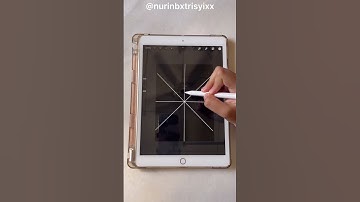 How to draw a Spider Web 🕸 in Procreate | easy for beginners