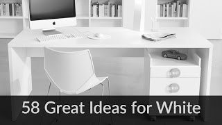 58 Great Ideas For White Home Office Design