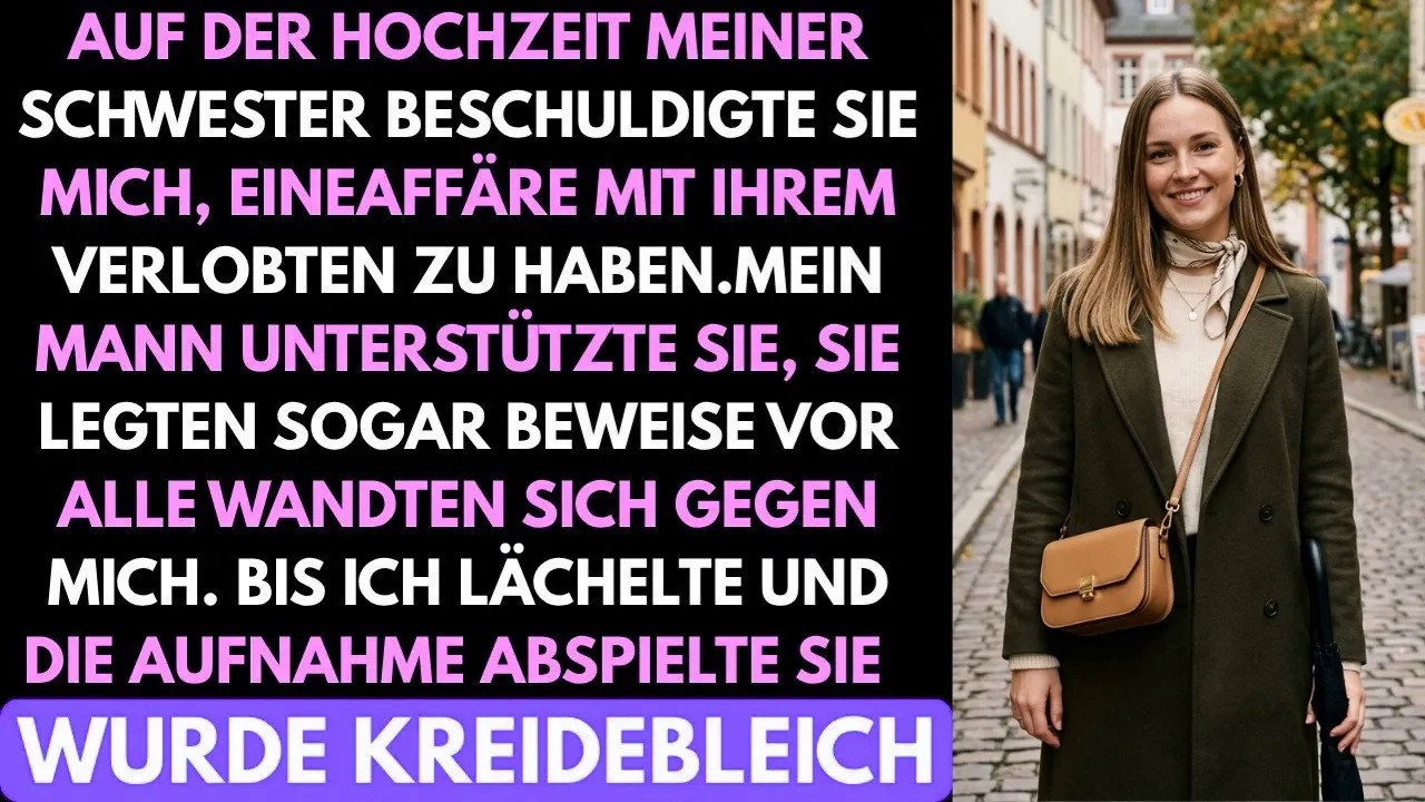 Ich stand mit meiner weinenden Tochter im Arm da, und alle sahen mich an, als wäre ich das Abschaum der Familie. Meine Schwester hatte gerade vor hundert Gästen behauptet, ich hätte eine Affäre...
