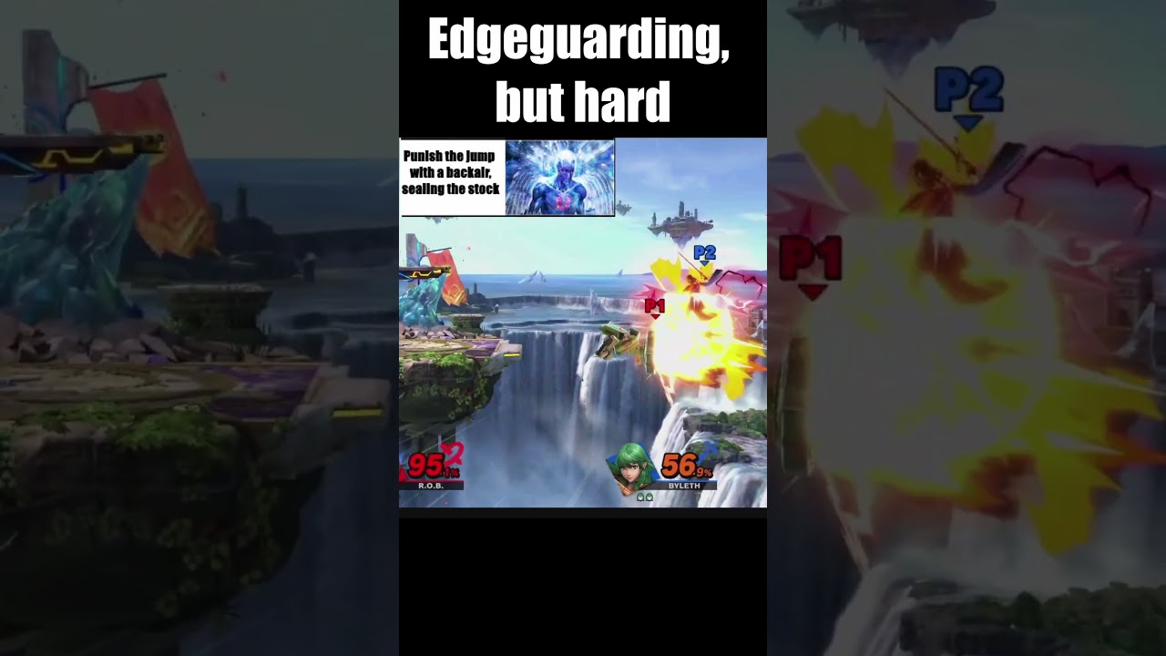 Edge Guarding in Smash Ultimate, Pro vs Noob