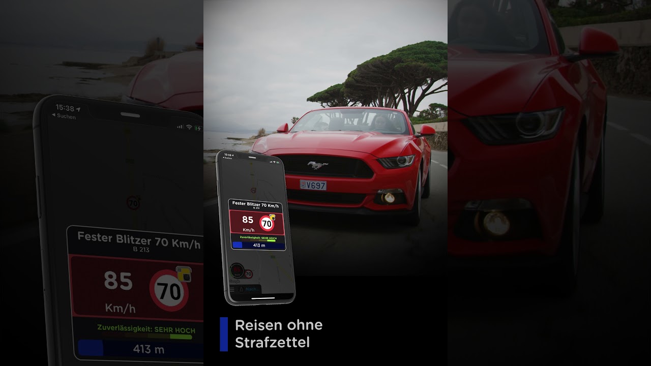 de viajeros MustangRojoVistaFrontal video 2 3