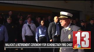 Retiring Schenectady fire chief is honored for career of service