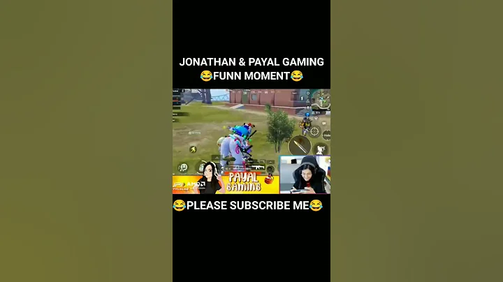 😝 @JONATHANGAMINGYT & @PAYALGAMING FUNNY MOMENT 😂 #jonathangaming #payalgaming #bgmi #shorts