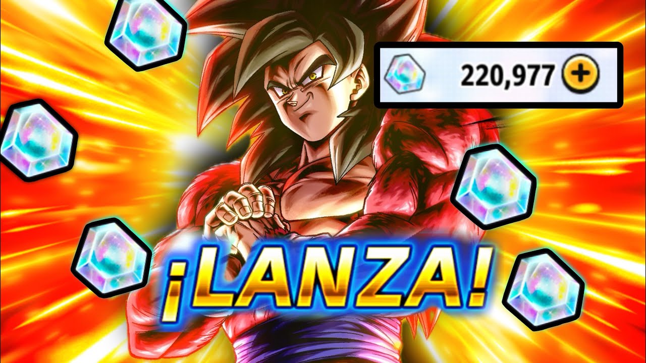 GASTAMOS CRONOCRISTALES en NUEVO GOKU SS4! Dragon Ball Legends!