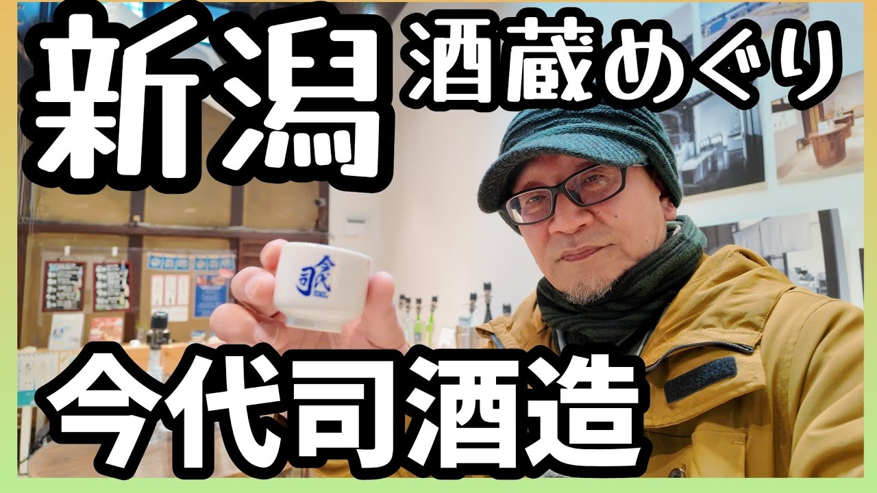新潟酒蔵めぐり🍶今代司酒造　【どこかにビューーン！】新潟ひとりぶらり旅