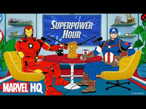Can Captain America Guess Tony Stark’s WEIRDEST Invention?! 🤯🔧 | Marvel’s Superpower Hour Talk Show