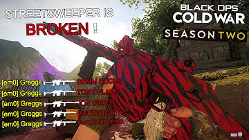 the Streetsweeper is BROKEN... (LOL) NEW ONE SHOT Streetsweeper Class Setup | Black Ops Cold War