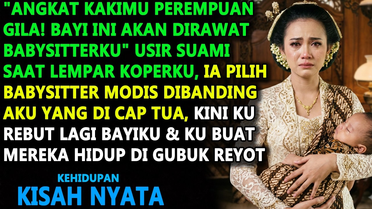 SUAMI TEGA SELINGKUH SAMA BABYSITTER & REBUT BAYIKU, AKU DICAP GILA! KU BUAT HIDUP MEREKA MENDERITA!