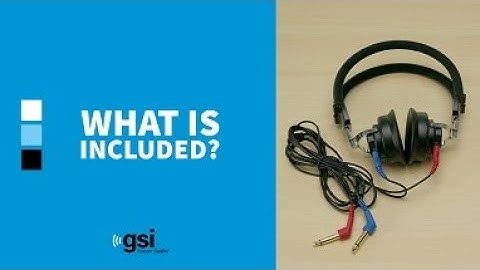 Tympanometer & Audiometer | GSI 39 Tutorial | Chapter 1 - What is Included