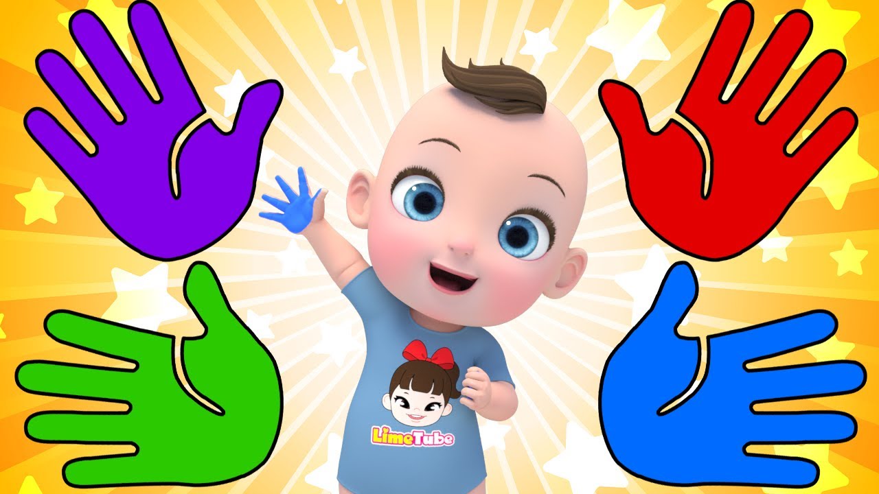 Color Finger Family Song! Wheels On The Bus Nursery Rhymes Playground