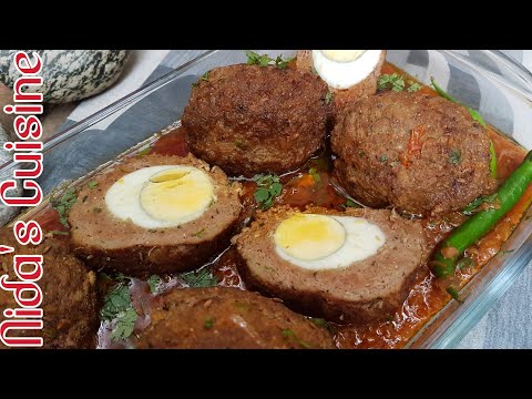 Nargisi Kofta Recipe - Nida's Cuisine 2019 - Kofta Recipe - Egg Kofta Curry -Eid Special recipe