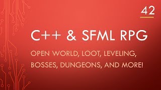 C++ & SFML | Open World RPG [ 42 ] | Pause menu (PART 3)