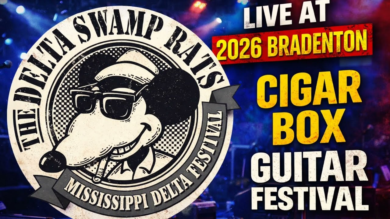 Группа Delta Swamp Rats отрывается под музыку в стиле Hound Dog Taylor: гитара из сигарной коробк...