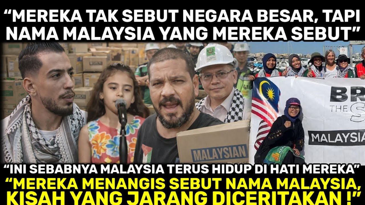 “ULAMA PAL3STIN  TERHARU SEBUT MALAYSIA DATANG SAAT KAMI DI HUJUNG NYAWA”
