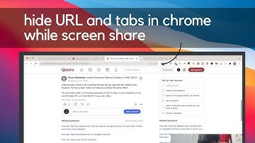 How to hide URL & tabs in chrome