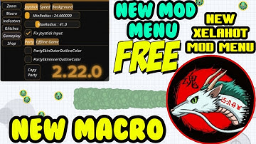 AGARIO MACRO BACK AGAIN NEW MACRO AGARIO ANDROID AND IOS +NEW MACRO MOD ,MENU (AGAR.IO MOBILE