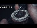 Setting diamonds in pendant | Cartier Pendant