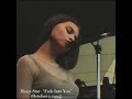 MazzyStar singing “Fade Into You” (live) [October 2, 1994]