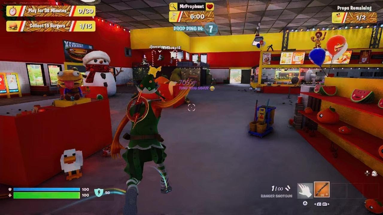 Fortnite prop hunt fist vid