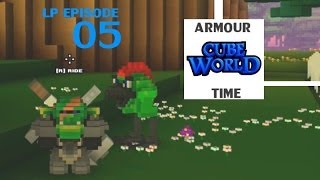 Cube World 05 - Warrior Weapon Carry Bug Glitch
