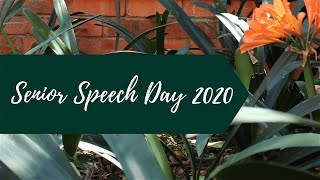 Senior Speech Day 2020